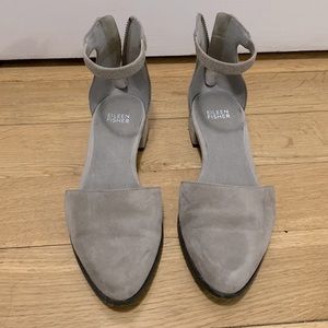 Eileen fisher ankle strap flat